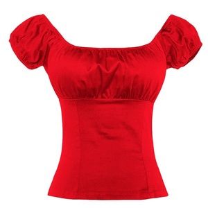 Pinup Girl Clothing Peasant top